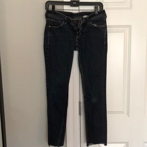 H&M raw-hem skinny jeans 28x32